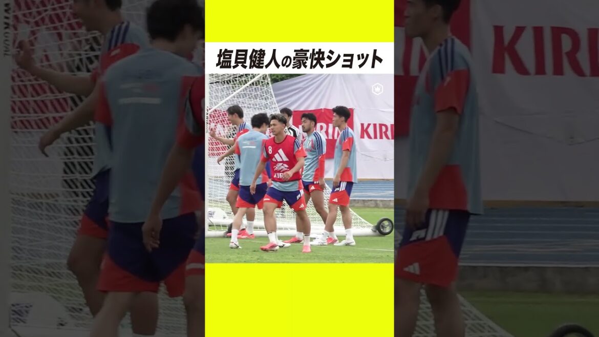 塩貝健人の豪快ショット！
