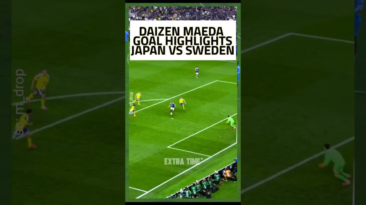 JAPAN 1-1 SWEDEN DAIZEN MAEDA GOAL HIGHLIGHTS JAPAN VS SWEDEN #goaljapan #goalmaeda #maedagoal #jpn