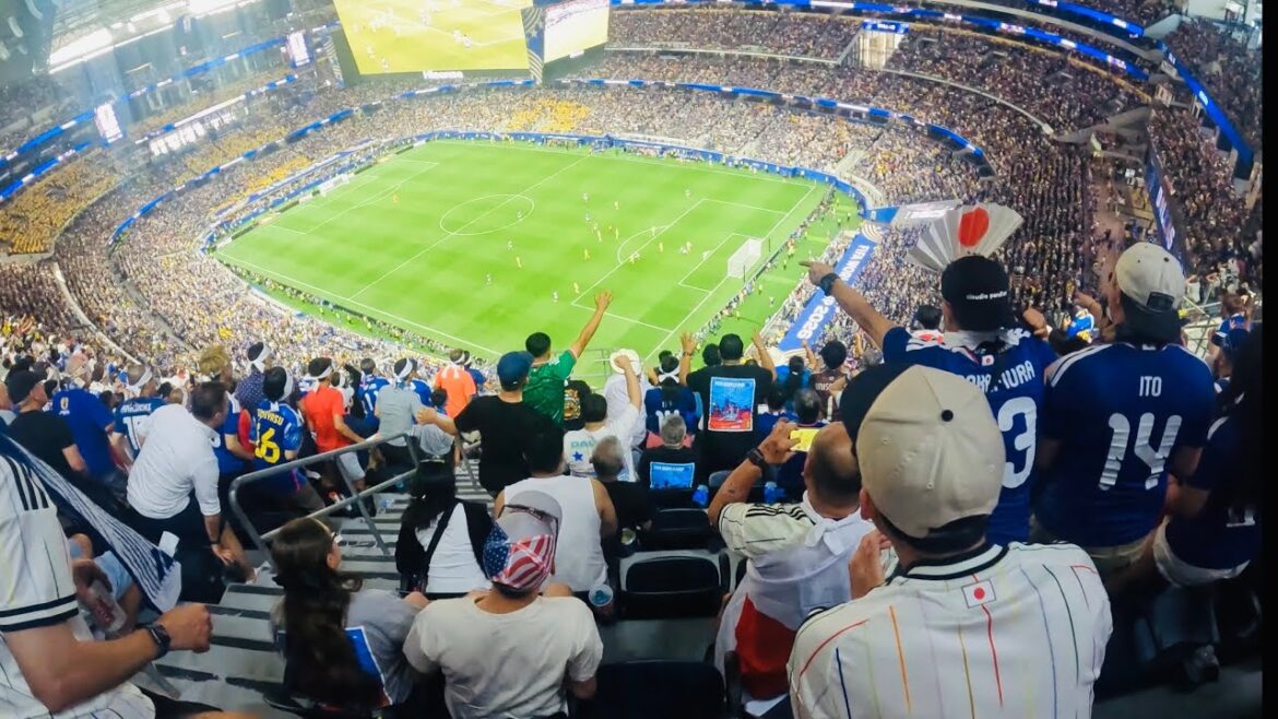前田大然ゴールの瞬間！🇯🇵日本対スウェーデン🇸🇪現地のリアクションin Dallas#ワールドカップ#サッカー日本代表