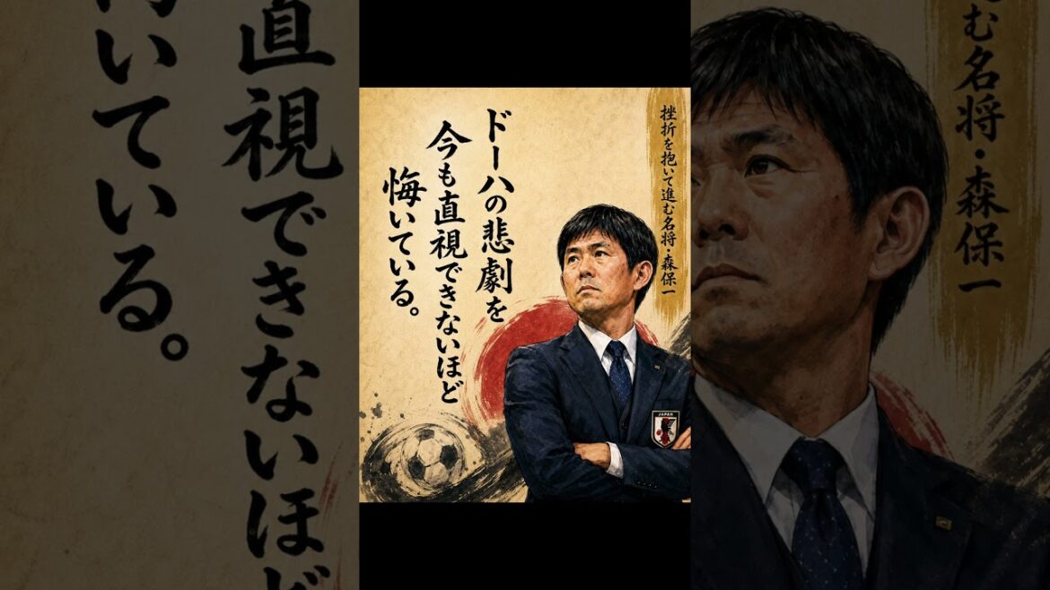 挫折を抱いて進む名将・森保一月給4万5000円、戦力外、ドーハの悔恨を越えた森保一の名将道。#森保一#サッカー日本代表#ワールドカップ#凡事徹底#リーダーシップ