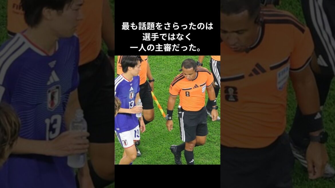 最も話題をさらったのは選手ではなく一人の主審だった。 #北中米w杯 #サッカー日本代表 #森保japan #スウェーデン戦 #審判 #中村敬斗 #田中碧 最も話題をさらったのは選手ではなく一人の主審だった。 #北中米w杯 #サッカー日本代表 #森保japan #スウェーデン戦 #審判 #中村敬斗 #田中碧