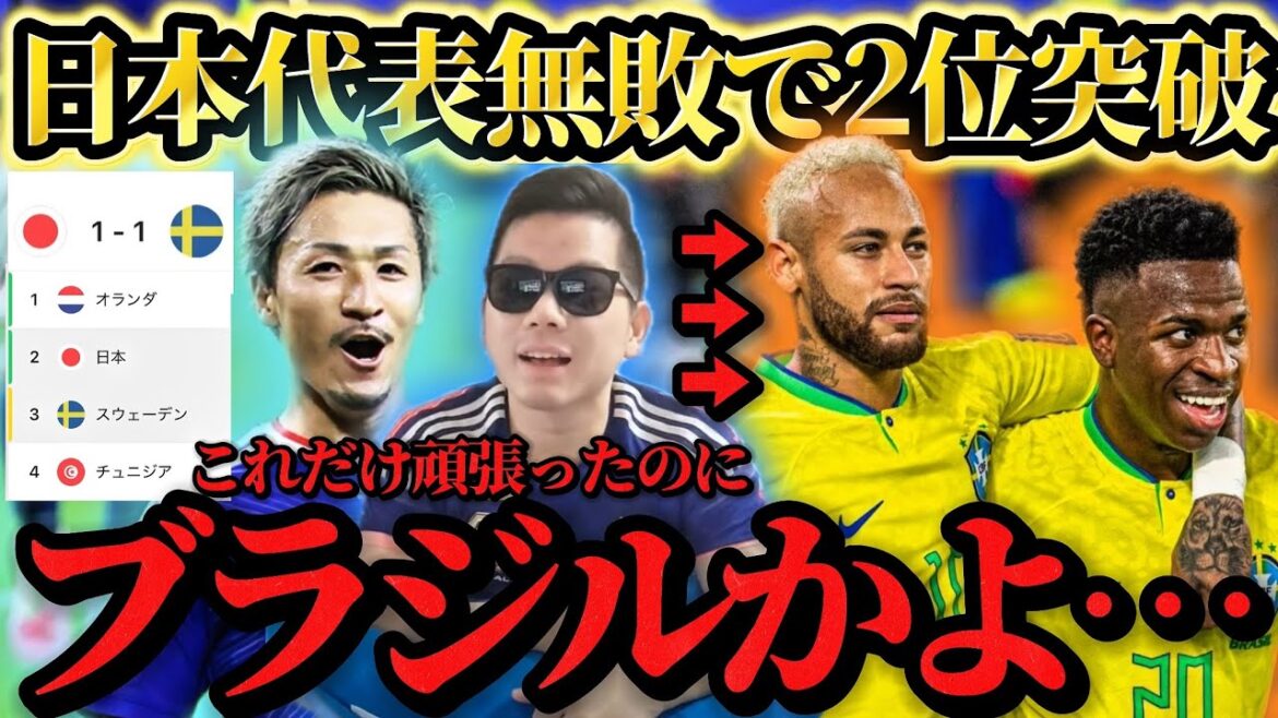 【日本GS突破】前田大然のゴールで先制もドロー決着。次戦の相手はブラジルに…【ジェネラル小林切り抜き】 【日本GS突破】前田大然のゴールで先制もドロー決着。次戦の相手はブラジルに…【ジェネラル小林切り抜き】