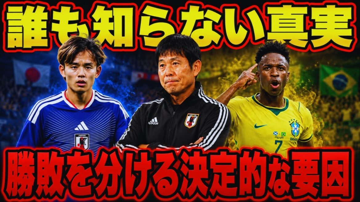 日本代表がブラジル代表に勝つ3つの鍵