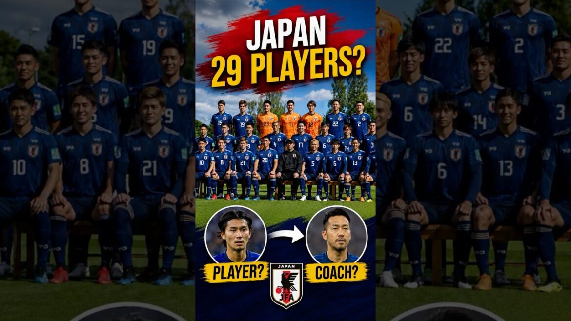 Japan's 29-Player World Cup Secret 👀 ⭐ #worldcup