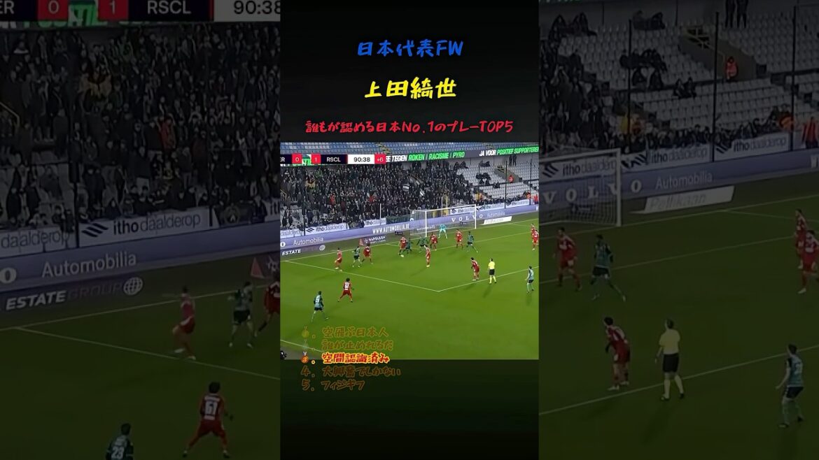 日本代表FW上田綺世の惚れ惚れするプレー5選#サッカー #ワールドカップ