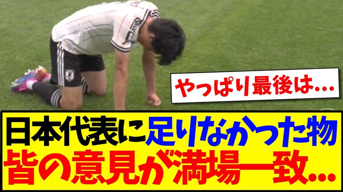 【反省会】ブラジル戦を見て日本代表に足りなかった物、日本サポが振り返る… 【反省会】ブラジル戦を見て日本代表に足りなかった物、日本サポが振り返る...