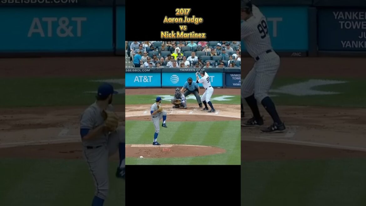Aaron Judge vs Nick Martinez 2017 MLB all pitch NewYork Yankees アーロン・ジャッジ #shorts