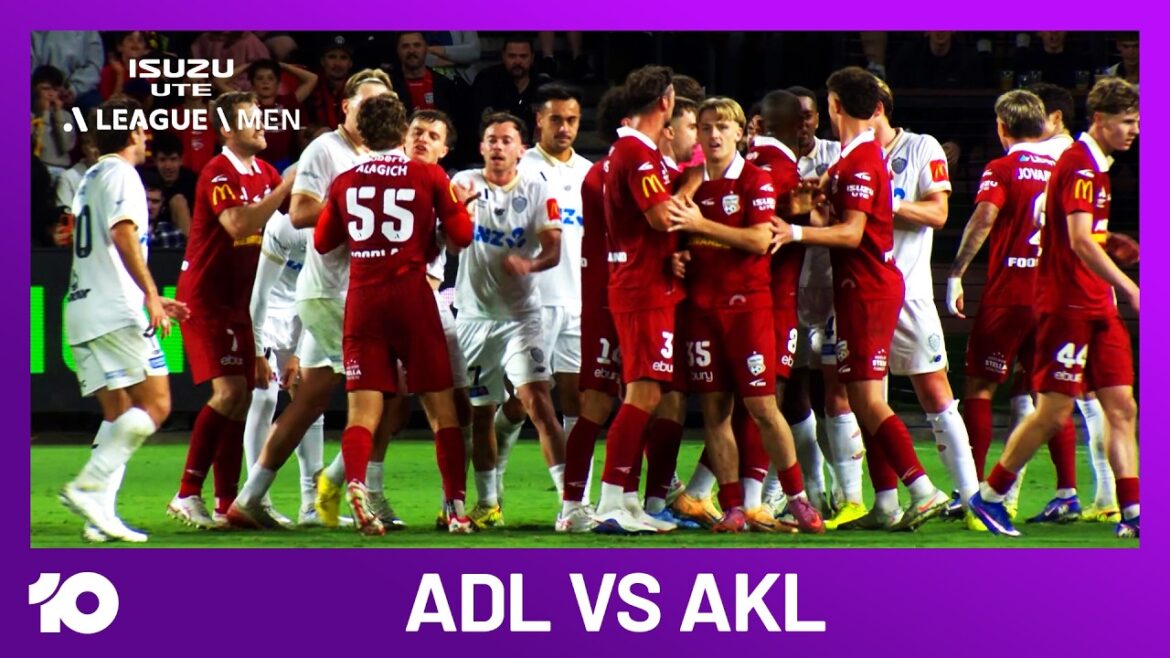 RED CARD Robbery? 😱 Adelaide United vs Auckland FC | A-League Men