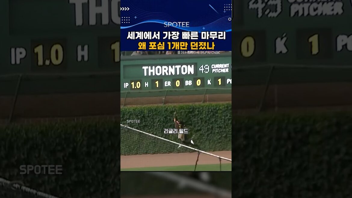 세계에서 가장 빠른 마무리, 왜 포심 1개만 던졌나 #mlb #야구