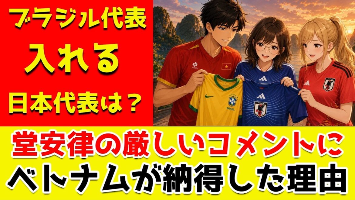 「ブラジル代表に入れる日本人はいるのか?」堂安律の本音にベトナム人が納得した理由 「ブラジル代表に入れる日本人はいるのか?」堂安律の本音にベトナム人が納得した理由