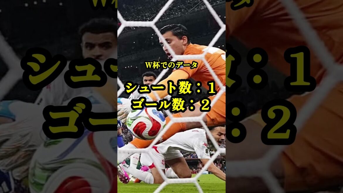 【W杯珍記録】鎌田大地のシュート決定率200% #shorts