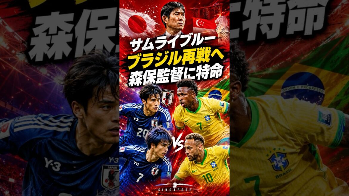 サムライブルー、ブラジル再戦へ!森保監督に特命 サムライブルー、ブラジル再戦へ!森保監督に特命