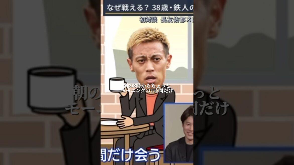 朝8時からブチ上がってる本田圭佑さんと長友佑都さんwww
