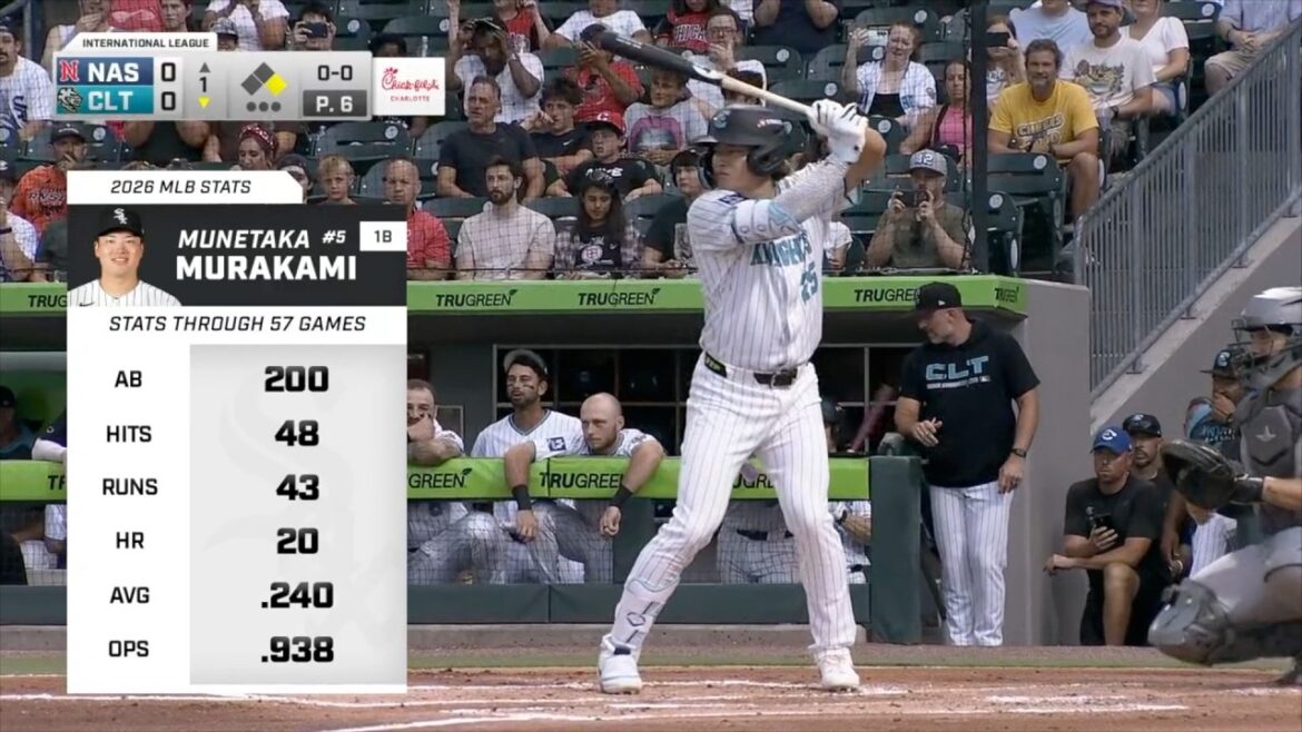 【村上宗隆】復帰戦!! 2026/07/07 vsブリュワーズ3A シカゴ・ホワイトソックス Munetaka Murakami Chicago White Sox #西田陸浮 #ヤクルト