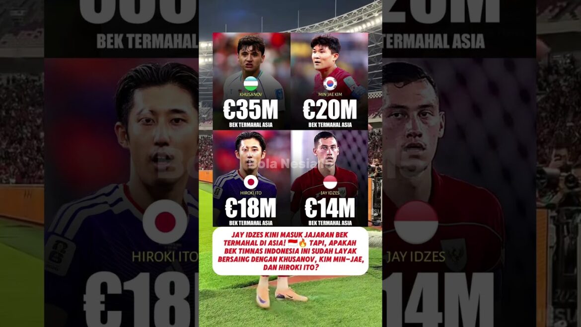 4 Bek Termahal Asia, Jay Idzes Masuk Daftar! 4 Bek Termahal Asia, Jay Idzes Masuk Daftar!