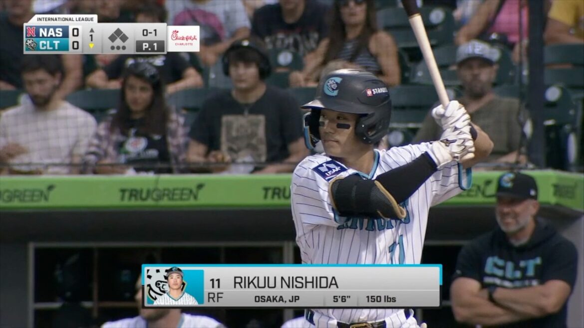 【西田陸浮】全打席 2026/07/07 vsブリュワーズ3A シカゴ・ホワイトソックス Rikuu Nishida Chicago White Sox #村上宗隆 #東北高校