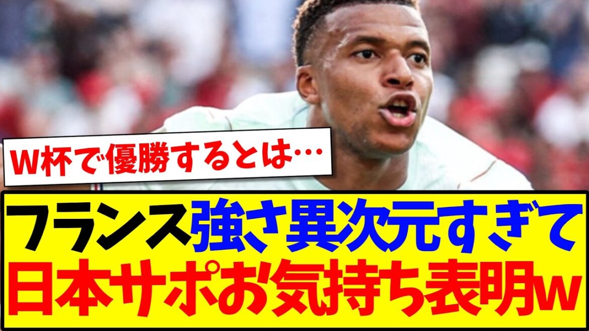【悲報】あのモロッコを粉砕したフランスを見て、お気持ちを表明する日本サポの反応がこちらwww 【悲報】あのモロッコを粉砕したフランスを見て、お気持ちを表明する日本サポの反応がこちらwww