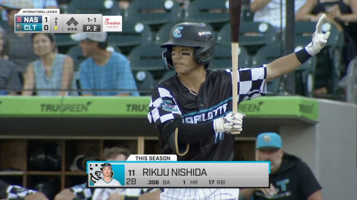 【西田陸浮】全打席 2026/07/09 vsブリュワーズ3A シカゴ・ホワイトソックス Rikuu Nishida Chicago White Sox #村上宗隆 #東北高校