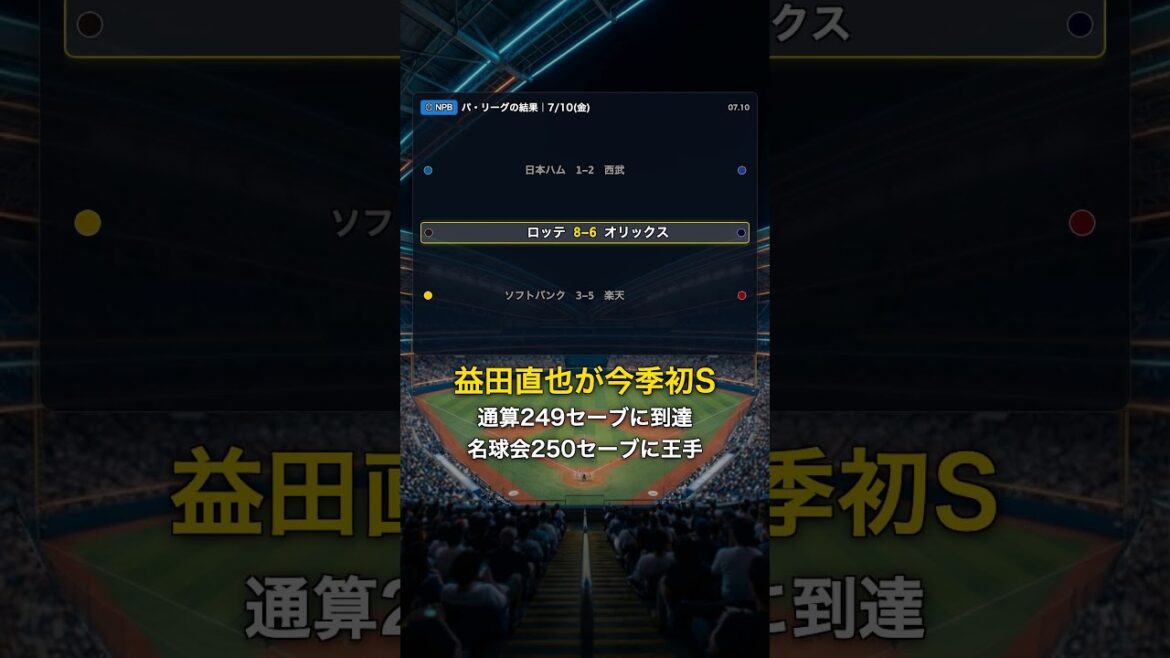 7/10(金)の野球ニュース【2026.7.10】#Shorts