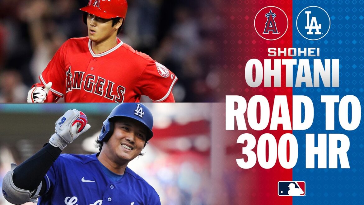 Shohei Ohtani’s road to 300 career HR 🤩 (From his 1st in Anaheim to his 1st as a Dodger and more!)