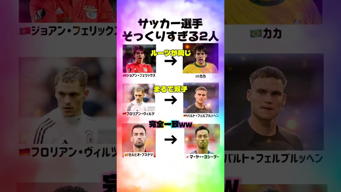 そっくりすぎるサッカー選手 #サッカー #ワールドカップ #イーフト #サッカー日本代表 #吉田麻也