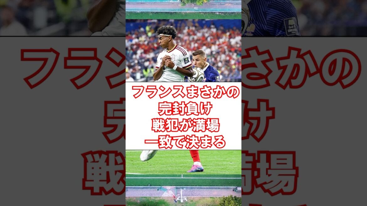 【W杯】フランス完封負けの戦犯が満場一致で決まる #サッカー #なんj民 #なんj