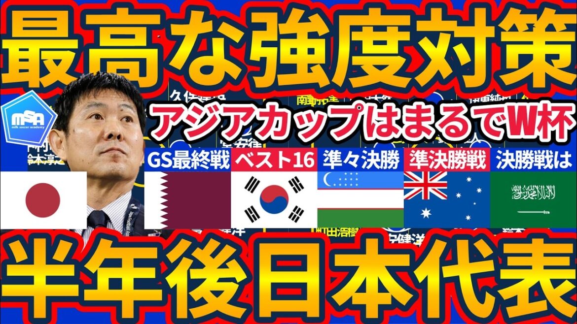 【まるでW杯なアジア杯優勝への考察】リベンジな半年後の日本代表は2030ワールドカップへの最高な強度対策トーナメントに!森保一での優勝とともにPOT1も掴み取るぞ! 【まるでW杯なアジア杯優勝への考察】リベンジな半年後の日本代表は2030ワールドカップへの最高な強度対策トーナメントに!森保一での優勝とともにPOT1も掴み取るぞ!