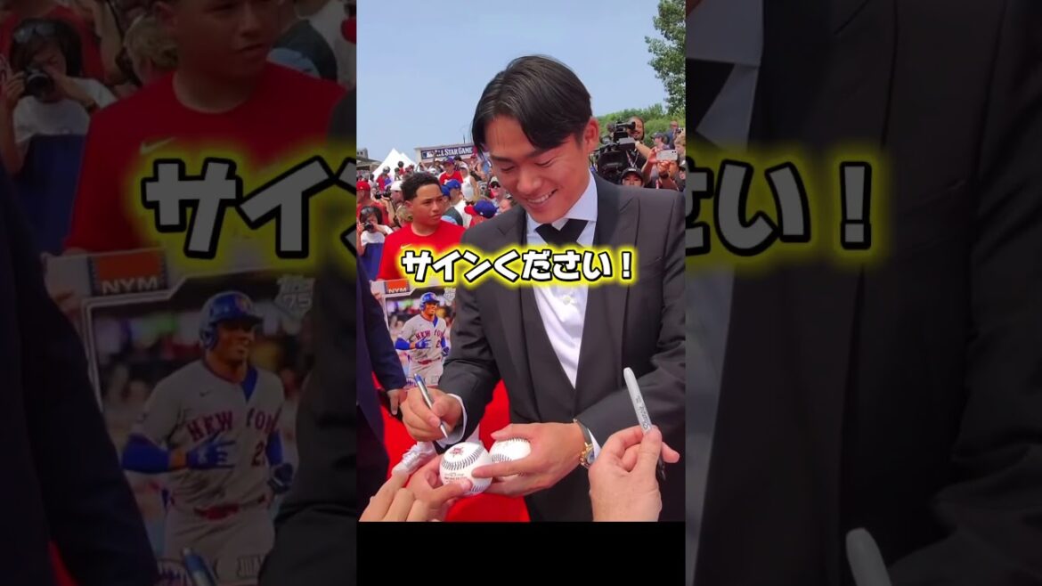ドジャース山本由伸からサインをもらってテンションMAXマンシー