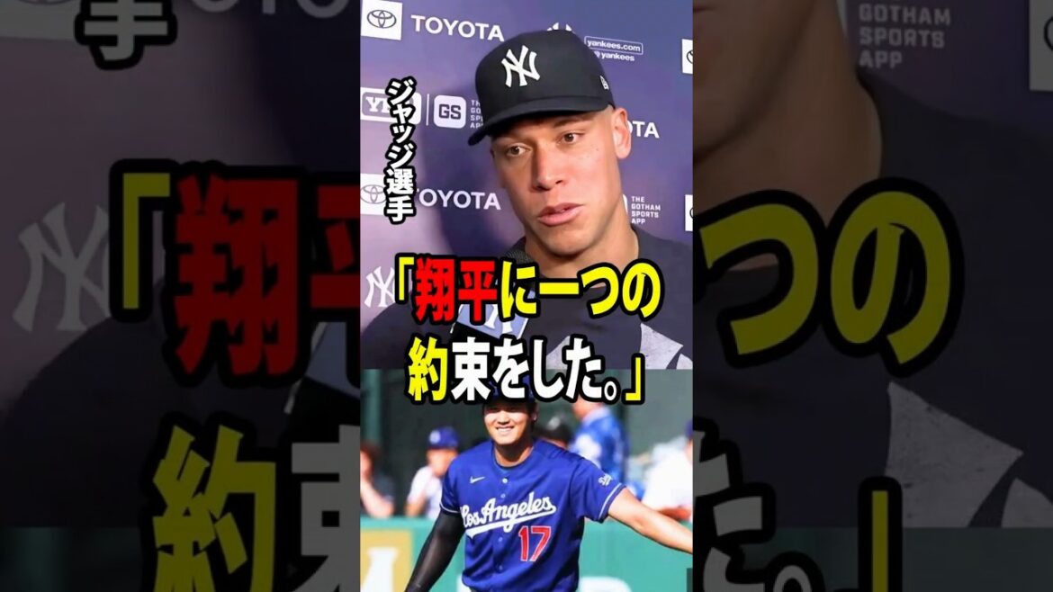 【大谷翔平】ジャッジが試合後、大谷との会話と胸を打つ約束を突然明かす!【海外の反応 MLBメジャー 野球】