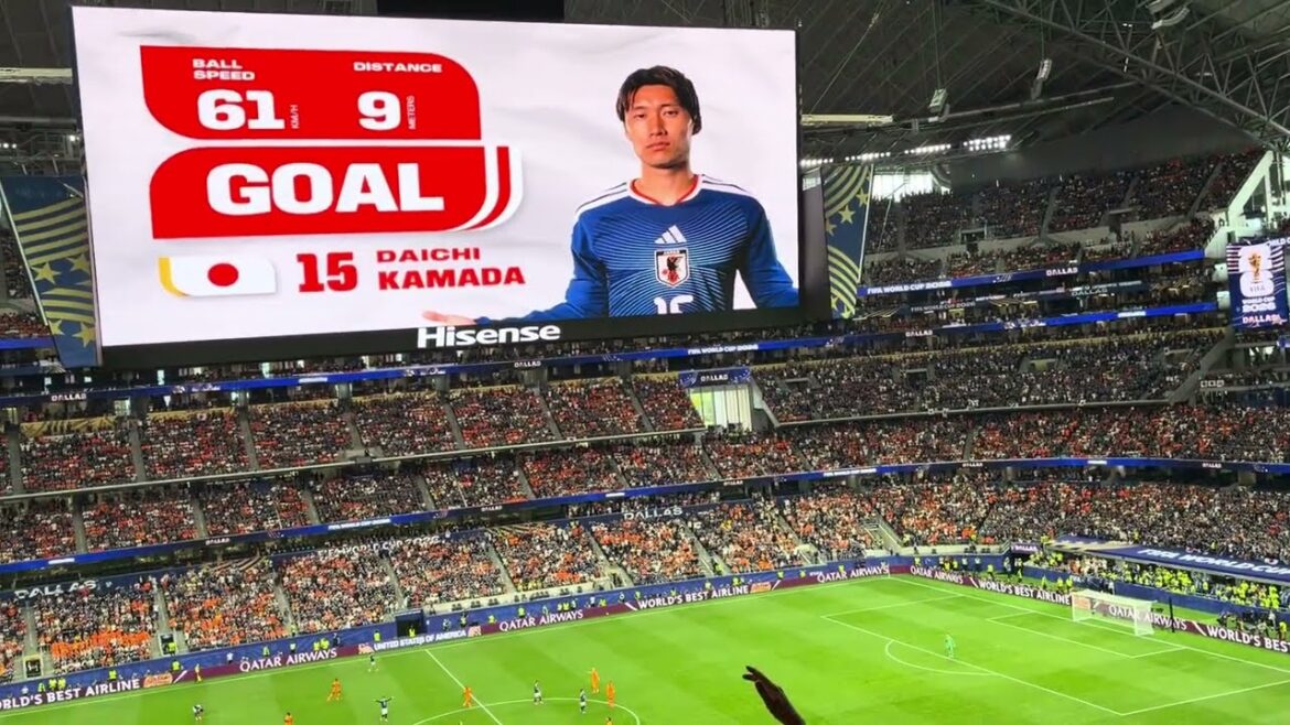 【FIFAワールドカップ2026】鎌田大地劇的同点ゴール現地映像  | 日本代表vsオランダ代表 |ダラススタジアム