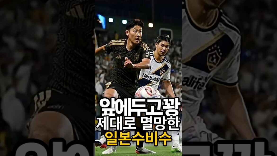 손흥민 앞에 서 있던 일본 국대 수비수의 비참한 결말 ㄷㄷ