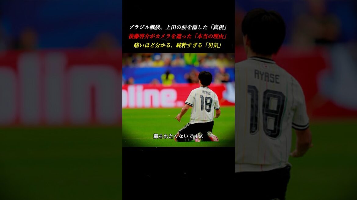 【男気】泣き崩れる先輩を守った、21歳の覚悟。 #サッカー日本代表 #感動 #後藤啓介 #上田綺世 #サッカー 【男気】泣き崩れる先輩を守った、21歳の覚悟。 #サッカー日本代表 #感動 #後藤啓介 #上田綺世 #サッカー