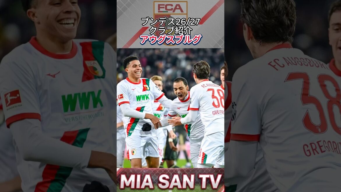 【クラブ紹介】開幕前クラブ紹介・アウグスブルク編 #ブンデスリーガ #bundesliga #アウグスブルク #Augsburg  #FCA #サッカー  #football