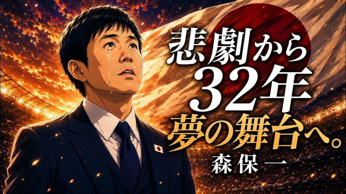 【アニメMV】32年越しの夢の舞台。森保一のサッカー人生。（2026年北中米ワールドカップ）