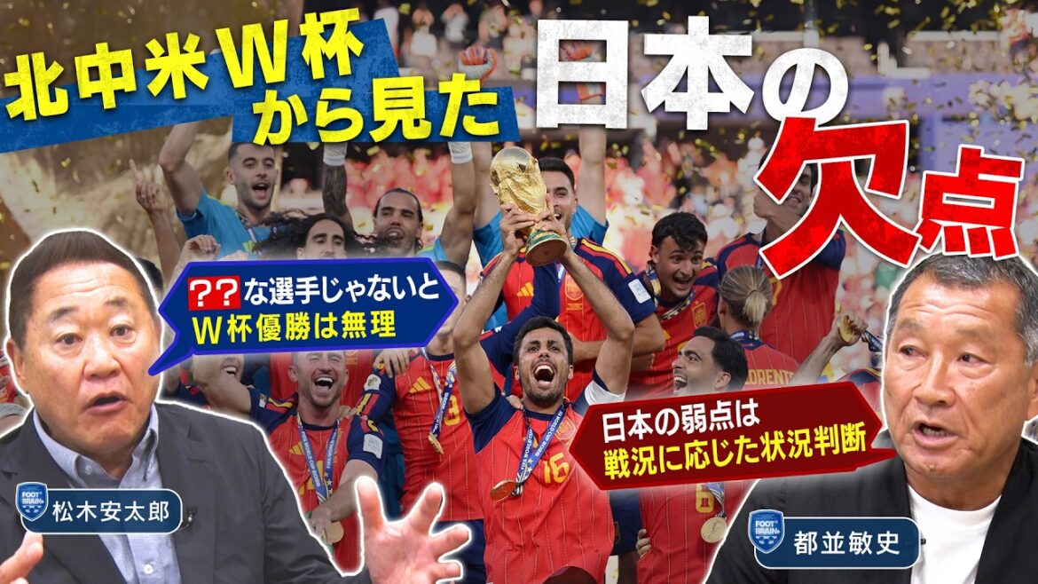 【北中米W杯】日本代表の争点に松木安太郎&都並敏史が吠える!北中米W杯を多角的に見てみたら…|FOOT×BRAIN+ #776 【北中米W杯】日本代表の争点に松木安太郎&都並敏史が吠える!北中米W杯を多角的に見てみたら…|FOOT×BRAIN+ #776