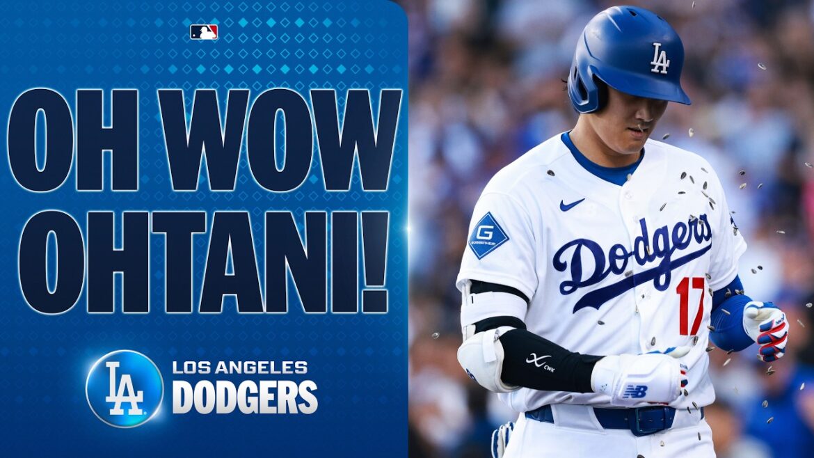 Shohei Ohtani hits a 432-foot LEADOFF HOME RUN for the Dodgers! 💥 (109.1 mph off the bat!)