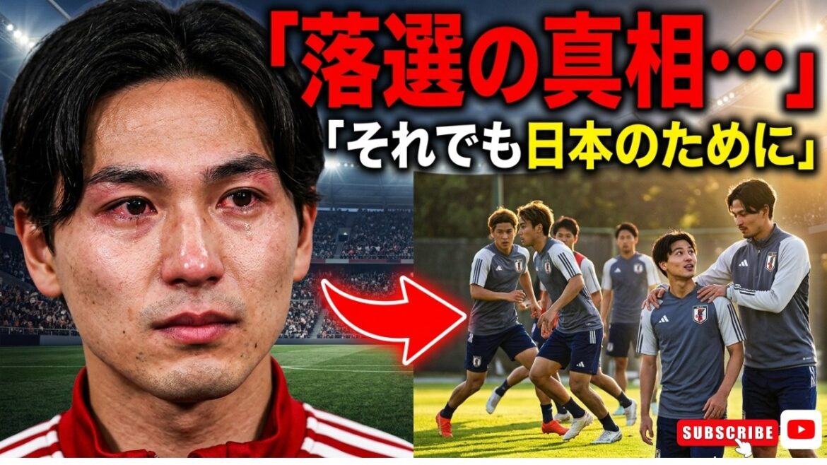 【衝撃】南野拓実が涙の決断…W杯出場を失った男が日本代表を救う!?誰も知らない舞台裏が明らかに 【衝撃】南野拓実が涙の決断…W杯出場を失った男が日本代表を救う!?誰も知らない舞台裏が明らかに