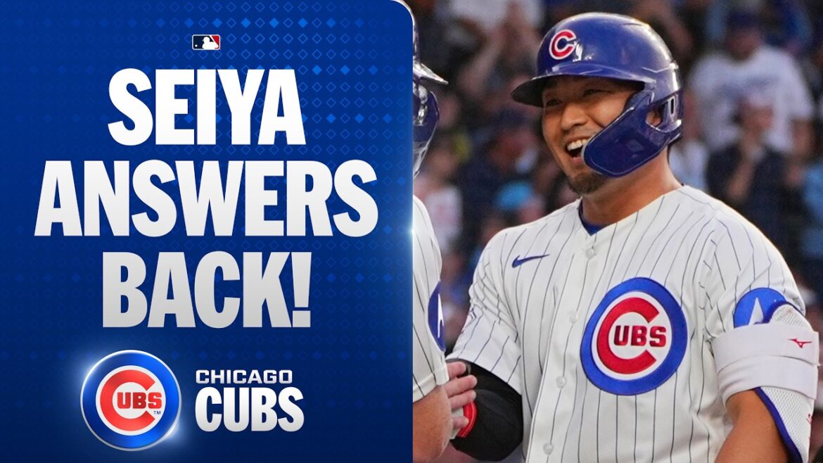 Seiya Suzuki IMMEDIATELY answers with a homer in the 1st 💪 | MLB Highlights