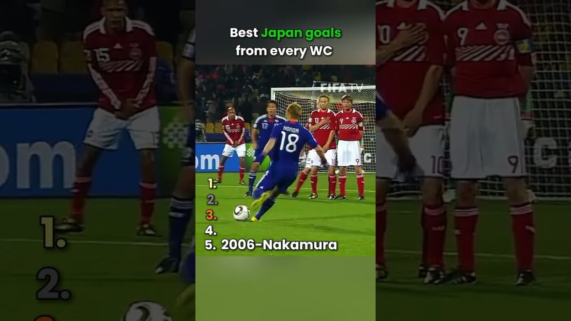 Best Japan goals from every WC