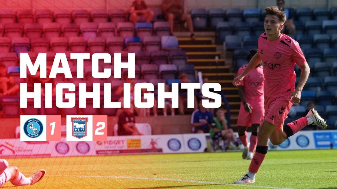 Match Highlights | Wycombe Wanderers 1 - 2 Ipswich Town