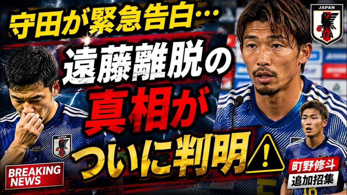 【緊急声明】守田英正が遠藤航離脱の真相を激白！町野修斗追加招集で日本代表に起きた異変とは？【W杯】