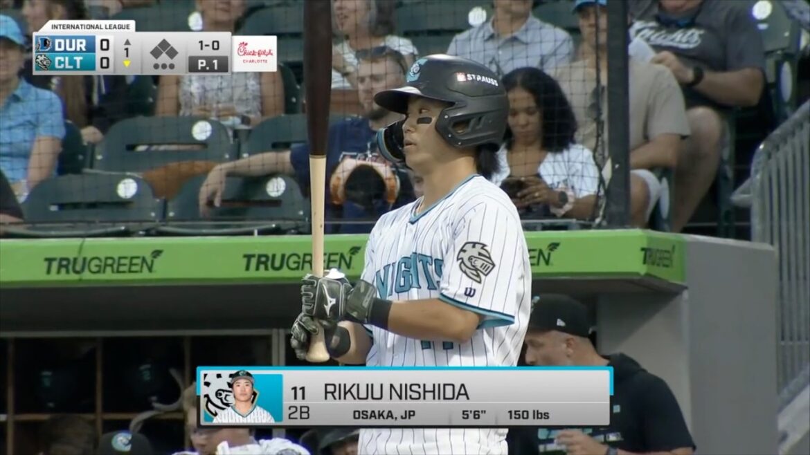 【西田陸浮】全打席 2026/08/05 Game2 vsレイズ3A シカゴ・ホワイトソックス Rikuu Nishida Chicago White Sox #村上宗隆 #東北高校