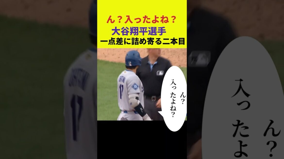 【大谷翔平】ん?入ったよね?一点差に詰め寄る、本日二本目のホームランを放つ【海外の反応】