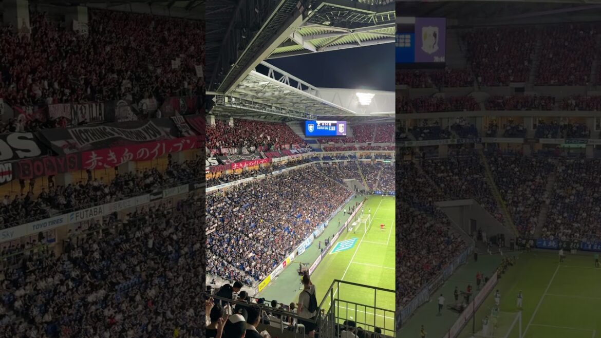 【浦和レッズ】南野選手のゴールに最高潮に盛り上がるゴール裏のレッズサポ#ガンバ大阪vs浦和レッズ#shorts