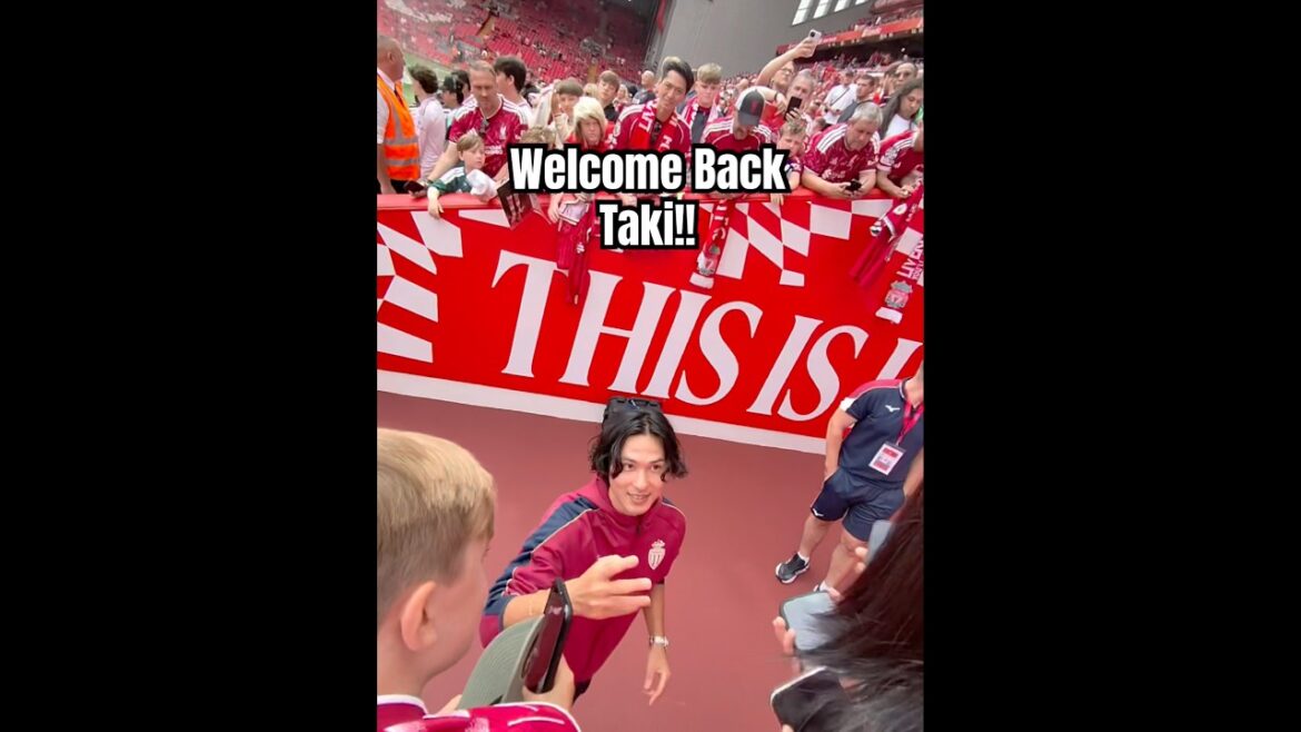 Welcome Back, Taki🔴🇯🇵 #LFC #LiverpoolFC #Anfield #南野拓実 #おかえり #リバプールFC #リバプール暮らし