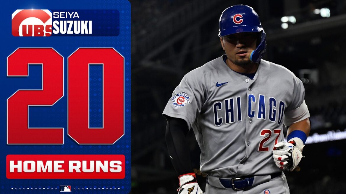 Seiya Suzuki hits his 20th HOME RUN for a 4th STRAIGHT SEASON! 🔥😮💨 | MLB Highlights