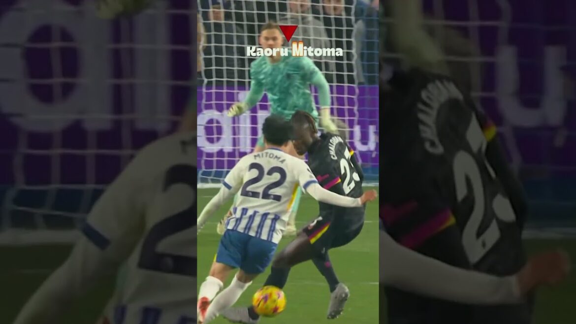 CHELSEA GOT COOKED BY MITOMA! WHAT A FINISH! 🤯⚽ #shorts #ytshorts