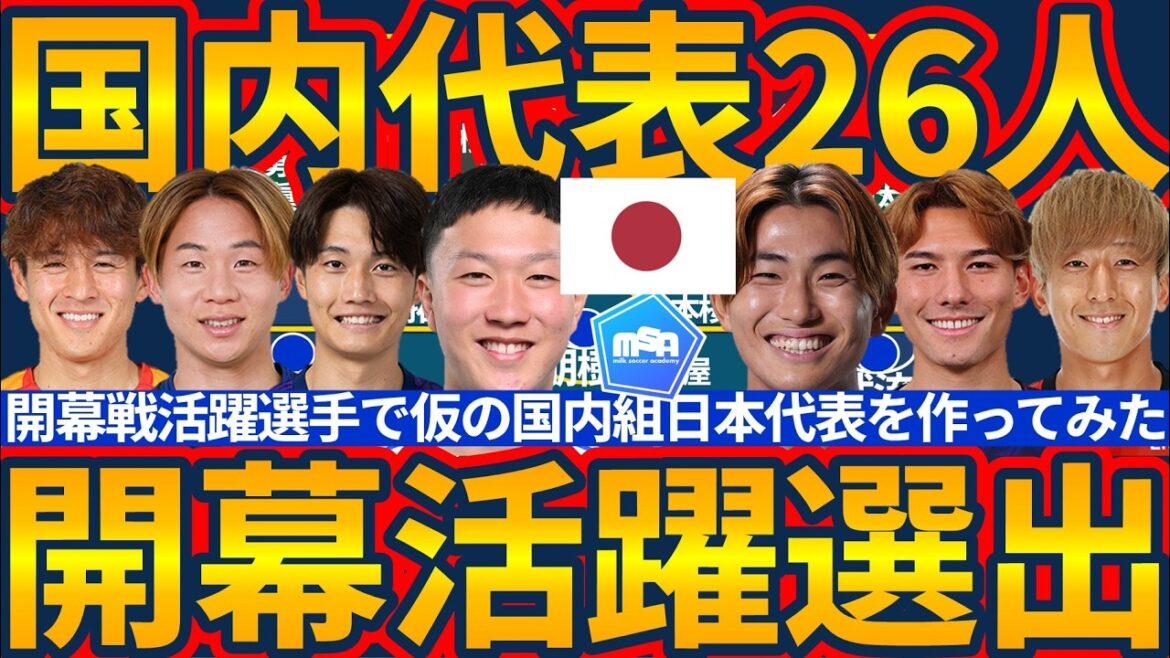 【開幕節ベスイレ風/開幕の活躍から国内組日本代表をデータ選出ならば】J1MVP浦和WG金子拓郎/神走行データ残す東京MF佐藤恵允など&J2MVP八戸MF佐藤祐太/J3MVP松本GK小林将天 【開幕節ベスイレ風/開幕の活躍から国内組日本代表をデータ選出ならば】J1MVP浦和WG金子拓郎/神走行データ残す東京MF佐藤恵允など&J2MVP八戸MF佐藤祐太/J3MVP松本GK小林将天
