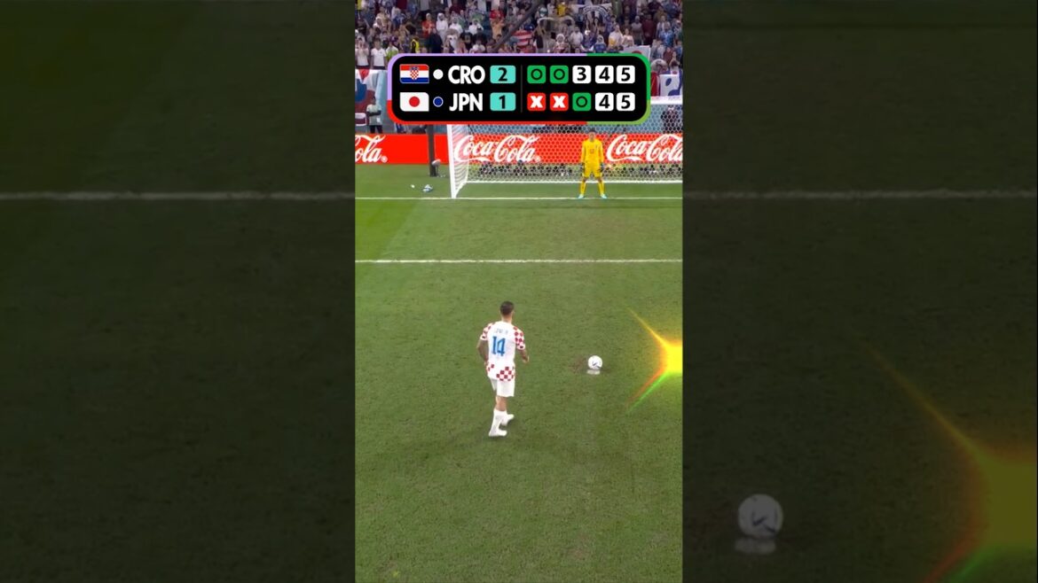 🇭🇷 CROATIA 🆚 JAPAN 🇯🇵 😱⚽ DRAMATIC PENALTY SHOOTOUT! 🔥#fifaworldcup 🇭🇷 CROATIA 🆚 JAPAN 🇯🇵 😱⚽ DRAMATIC PENALTY SHOOTOUT! 🔥#fifaworldcup