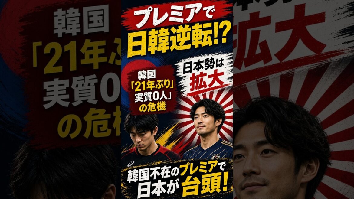 プレミアで日韓逆転!? 韓国「21年ぶり実質0人」の危機、日本勢は拡大 プレミアで日韓逆転!? 韓国「21年ぶり実質0人」の危機、日本勢は拡大